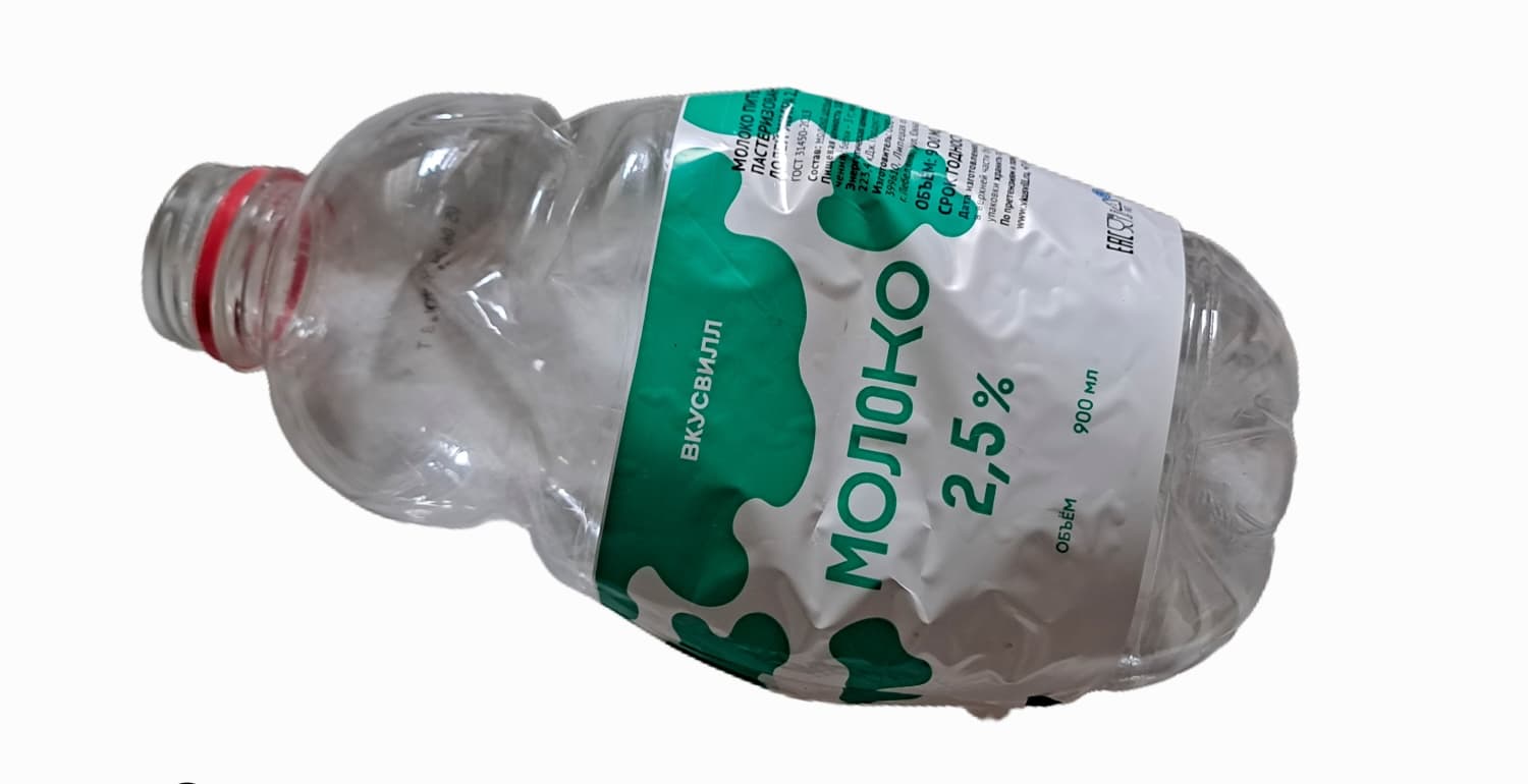 Regular label made from polyethylene or polypropylene